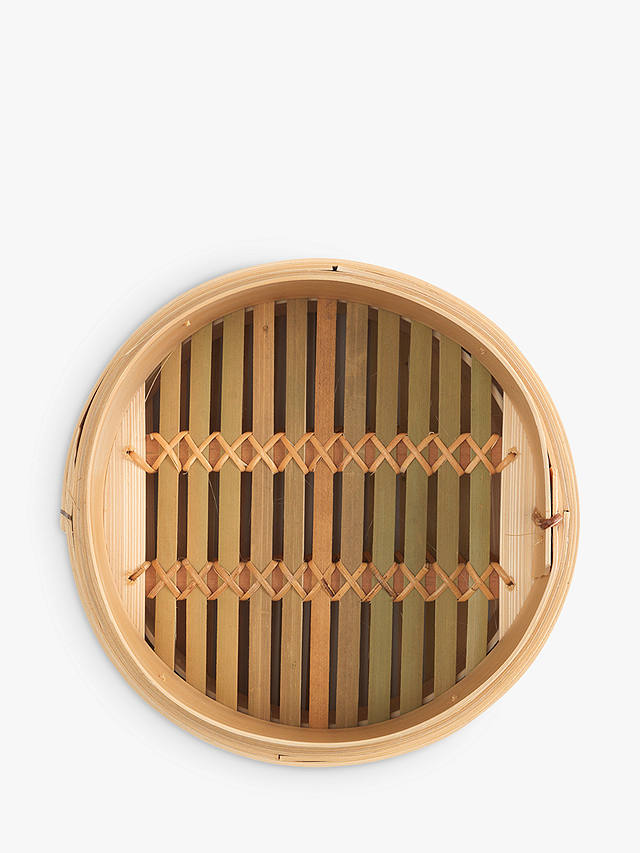 Ken Hom 2-Tier Bamboo Steamer Baskets, 20cm