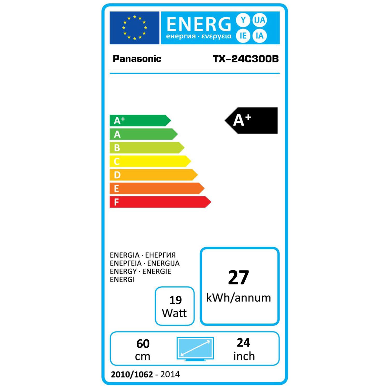 Panasonic Viera Tx 24c300b Led Hd Ready 24 With Freeview 0462