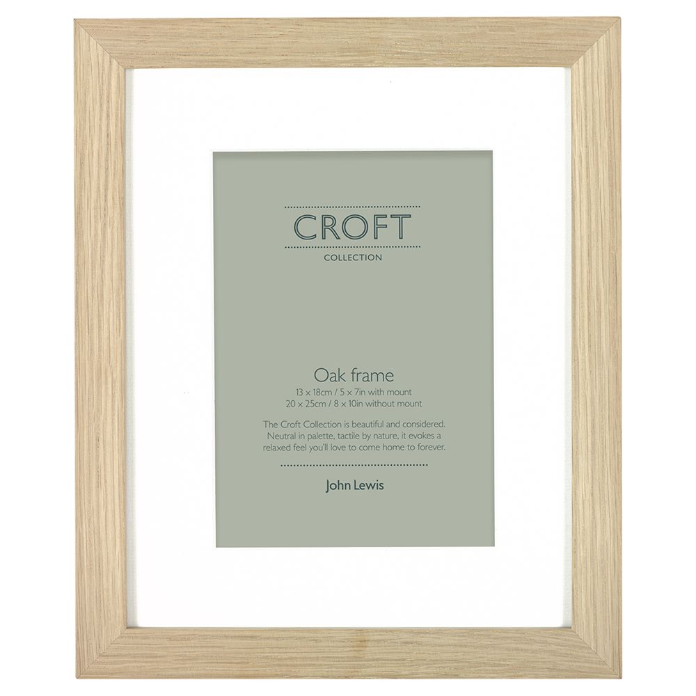 Croft Collection Photo Frame & Mount FSC-Certified, 5 x 7" (13 x 18cm)