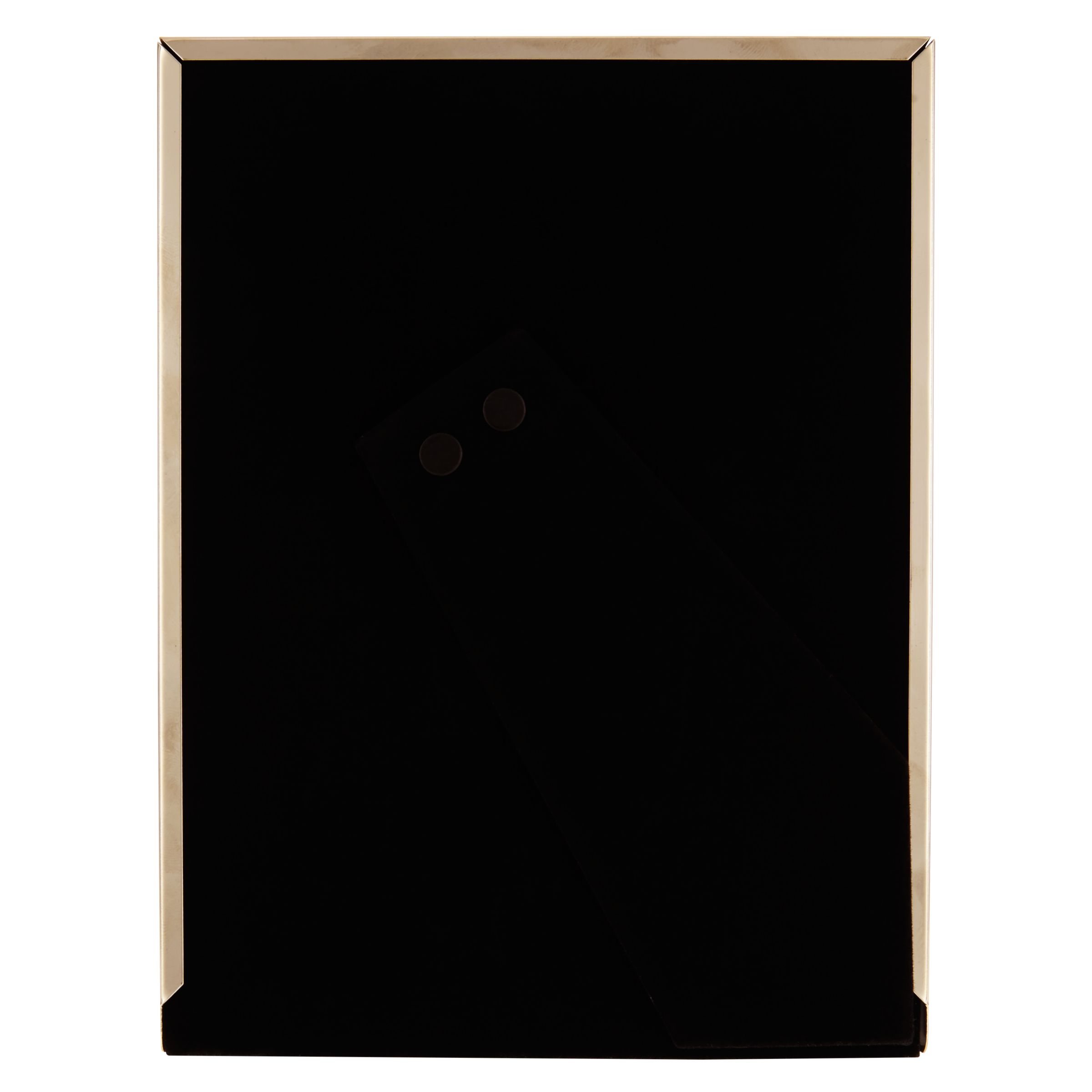John Lewis & Partners Boutique Photo Frame, Black/Gold, 5 x 7