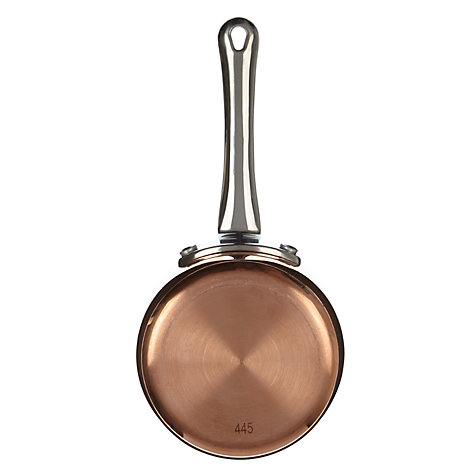 Buy Croft Collection Copper Mini Saucepan, Dia.5cm | John Lewis