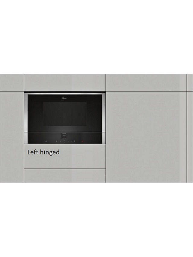 Buy Neff C17GR00N0B Built-In Microwave with Grill, Stainless Steel Online at johnlewis.com