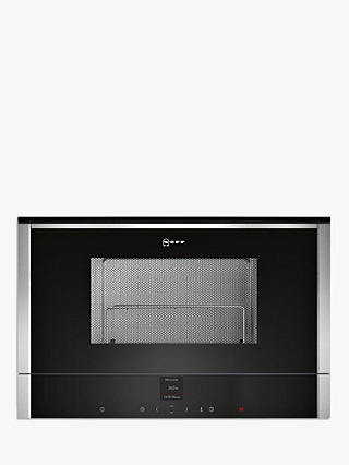 Neff C17GR01N0B Built-In Microwave with Grill, Stainless Steel