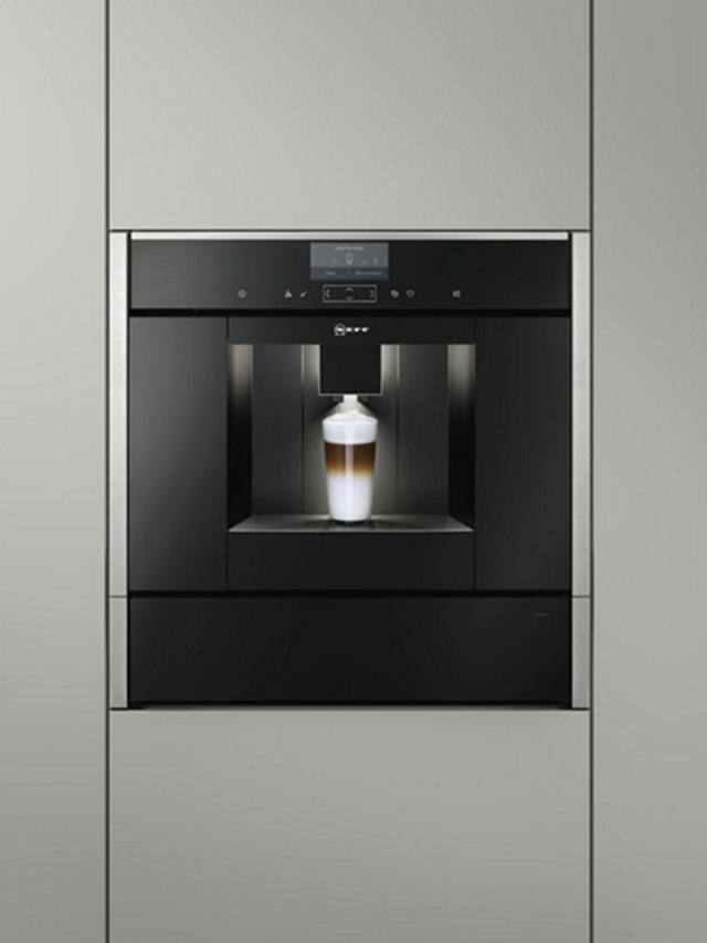 Neff C17KS61N0 Built-In Bean-to-Cup Coffee Machine, Stainless Steel