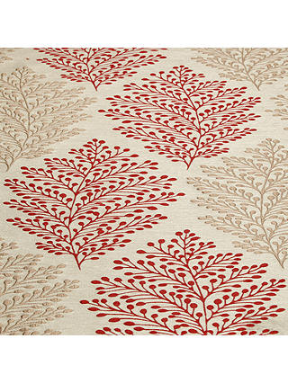 John Lewis & Partners Bracken Leaf Furnishing Fabric, Red