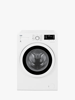 Beko WY74242W Slim Depth Freestanding Washing Machine, 7kg Load, A+++ Energy Rating, 1400rpm Spin, White