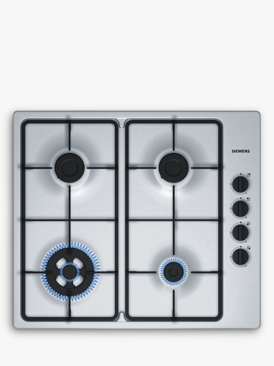 Siemens EB6B5HB60 Gas Hob, Stainless Steel