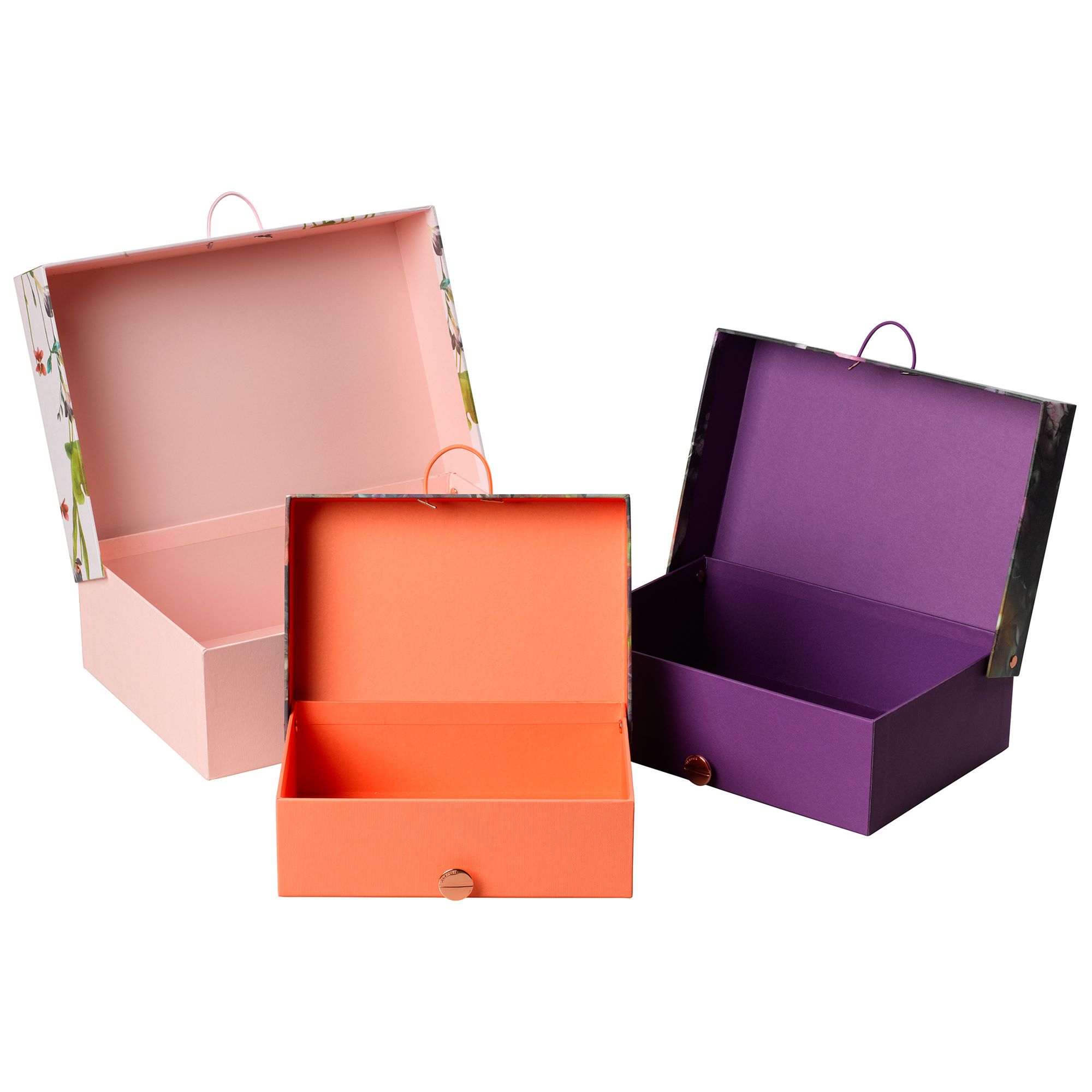 Ted Baker Storage Boxes, Set of 3