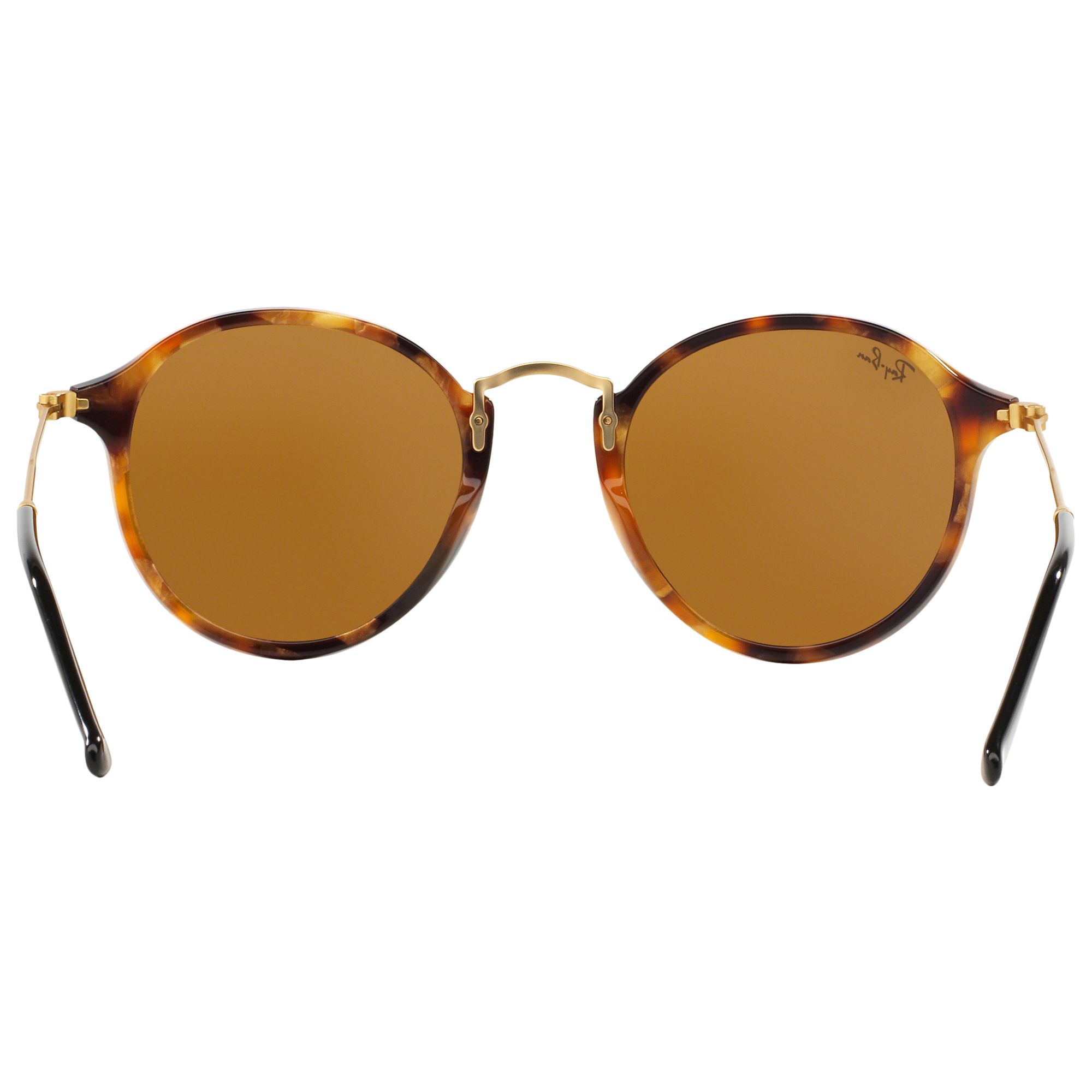 Ray-Ban RB2447 Oval Sunglasses, Tortoise at John Lewis & Partners