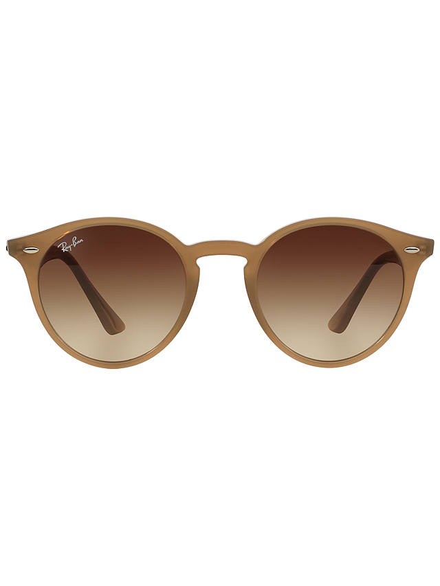 Ray-Ban RB2180 Round Framed Sunglasses, Brown