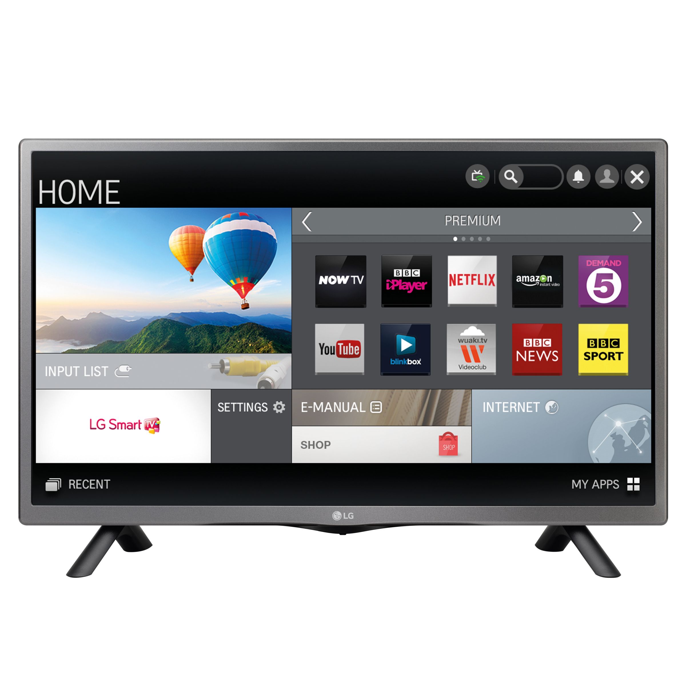 melodisk surfing tilbagemeldinger LG 28LF491U LED HD Ready Smart TV, 28" with Freeview and Built-In Wi-Fi