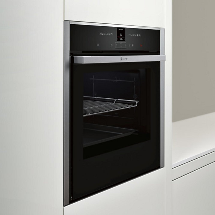 Buy Neff B57CR22N0B Pyrolytic Slide and Hide Single Electric Oven, Stainless Steel Online at johnlewis.com