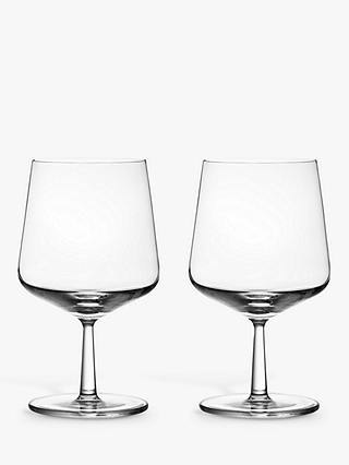 Iittala Essence Beer Glass, 480ml, Set of 2, Clear
