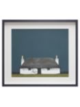Ron Lawson - Cottage And Bike, Framed Print, 45 x 52cm