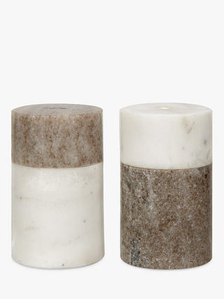 Croft Collection Arundel Marble Salt and Pepper Shakers