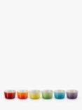Le Creuset Stoneware Rainbow Mini Ramekins, Set of 6, Assorted