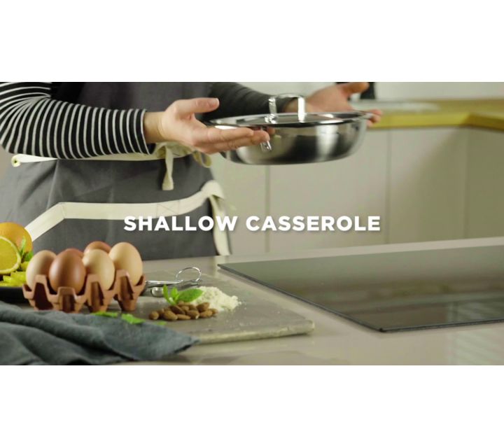 Signature Stainless Steel Shallow Casserole