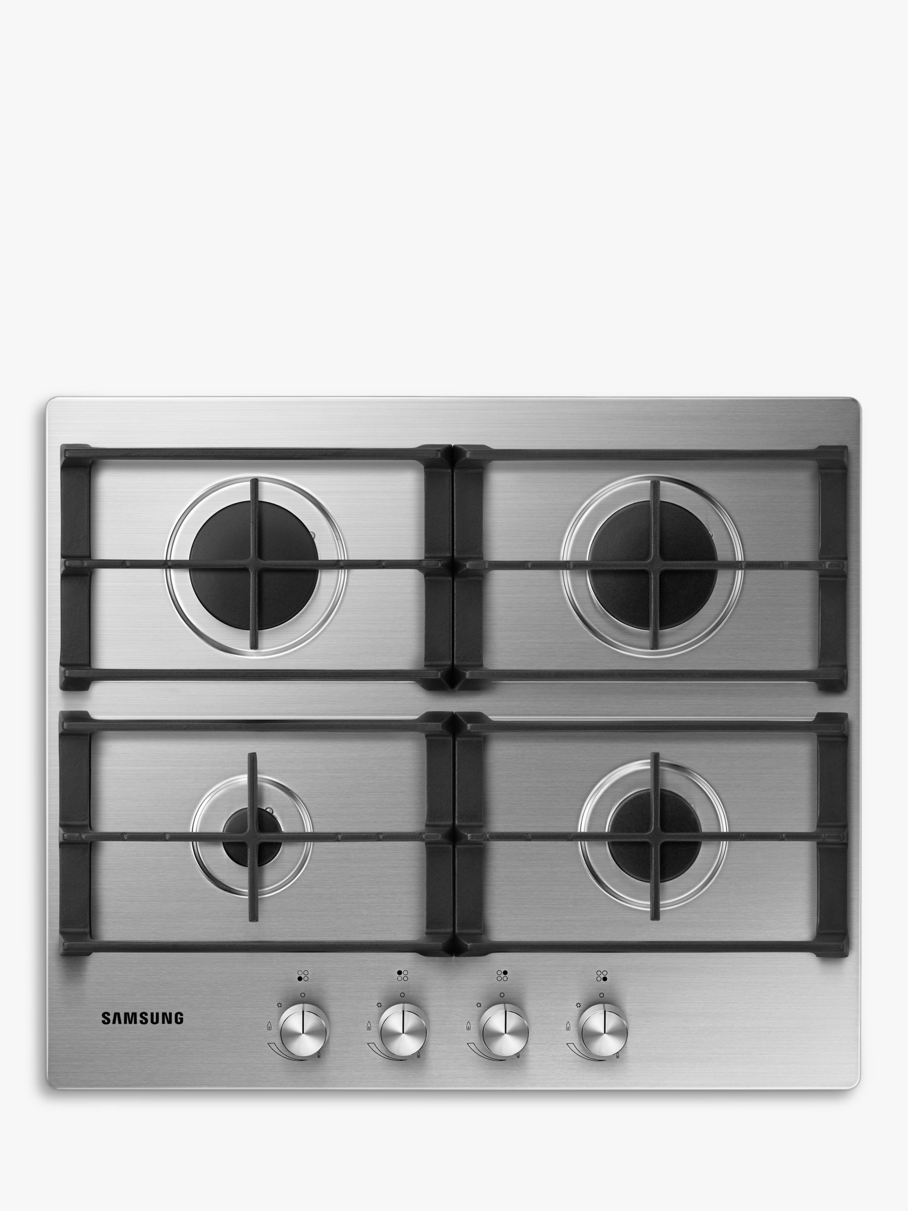 Samsung NA64H3010AS Gas Hob, Stainless Steel
