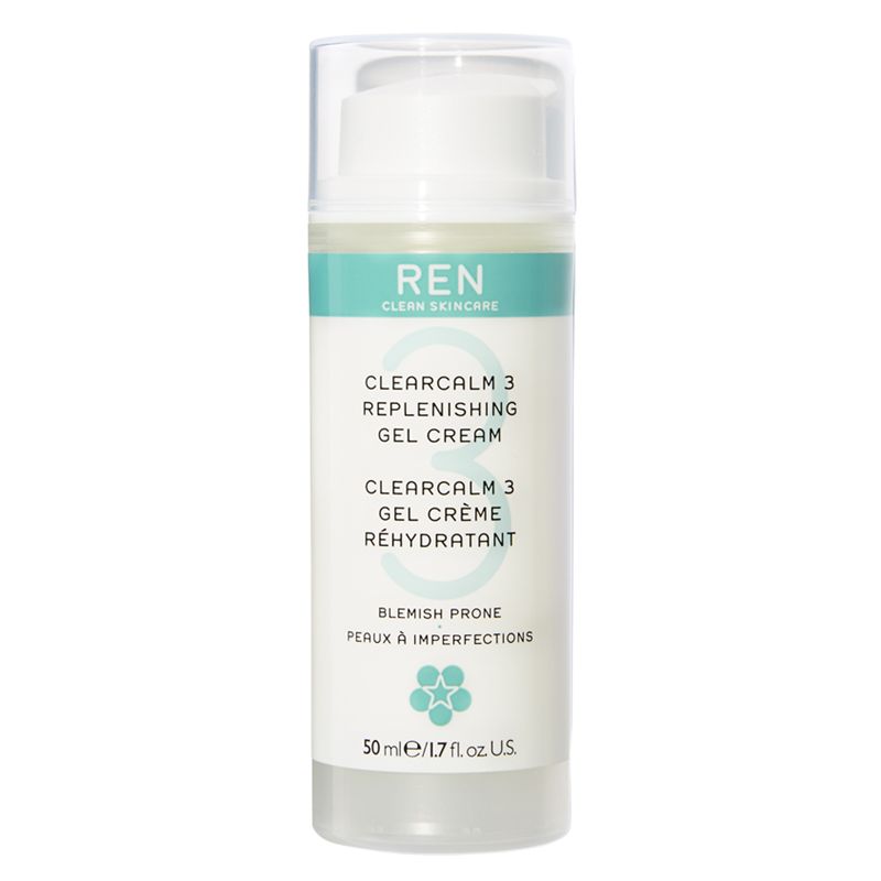 REN Clean Skincare Replenishing Gel Cream Facial Moisturiser, 50ml 1