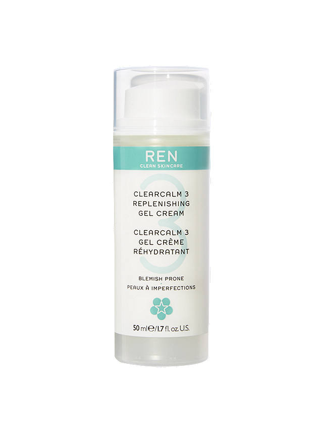 REN Clean Skincare Replenishing Gel Cream Facial Moisturiser, 50ml 1