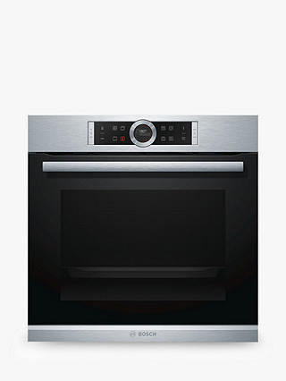 Bosch Series 8 HBG674BS1B Built In Electric Self Cleaning Single Oven, Stainless Steel