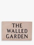 The House Nameplate Company Personalised Portland Stone House Sign, 3 Line, Large, W40.5 x H25.5 x D2.5cm