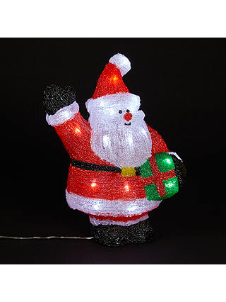 John Lewis Acrylic Santa Christmas Light