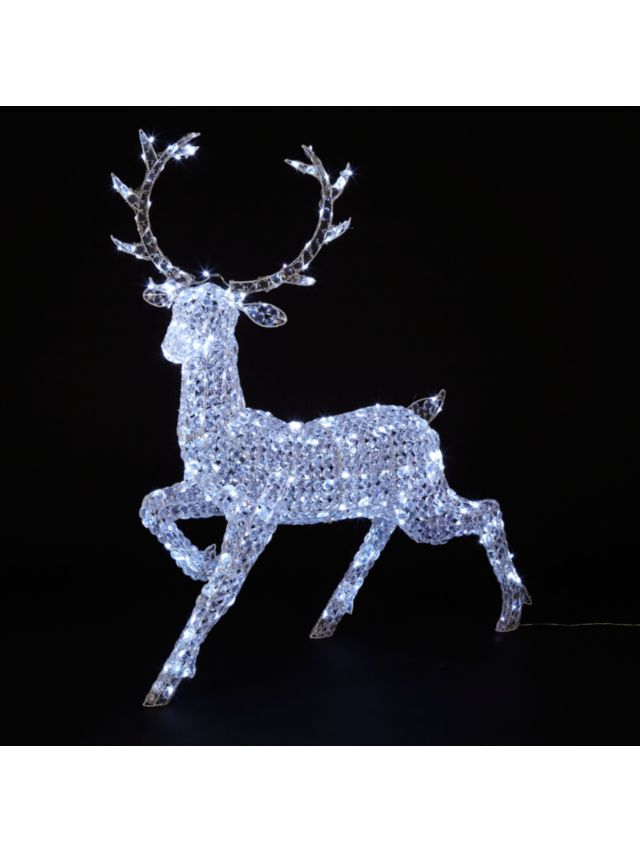 John Lewis Crystal Reindeer 300 LED Indoor / Outdoor Christmas Light