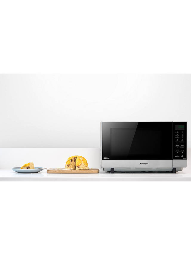Buy Panasonic NN-SF464MBPQ Microwave, Silver Online at johnlewis.com