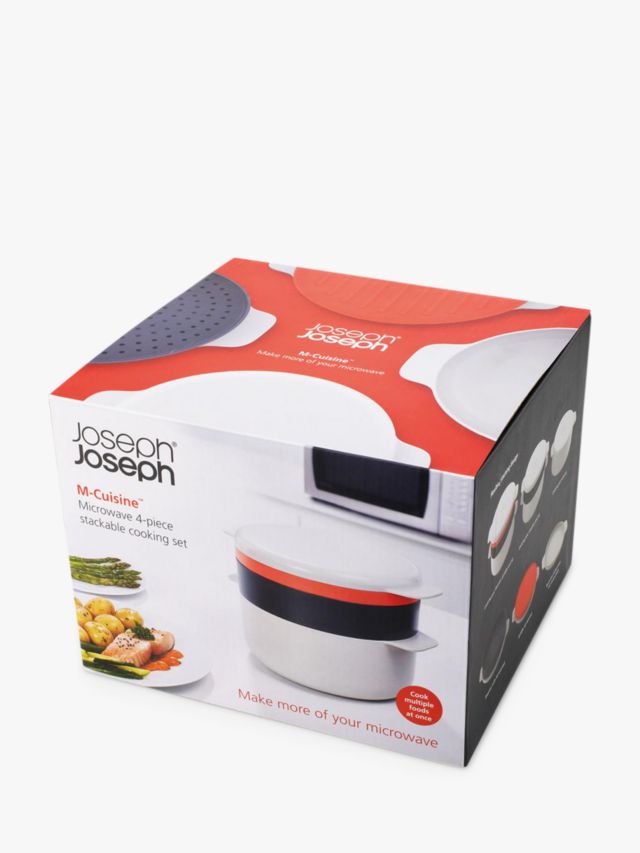 Joseph Joseph M-Cuisine Stackable Microwave Cooking Set, 4 Piece