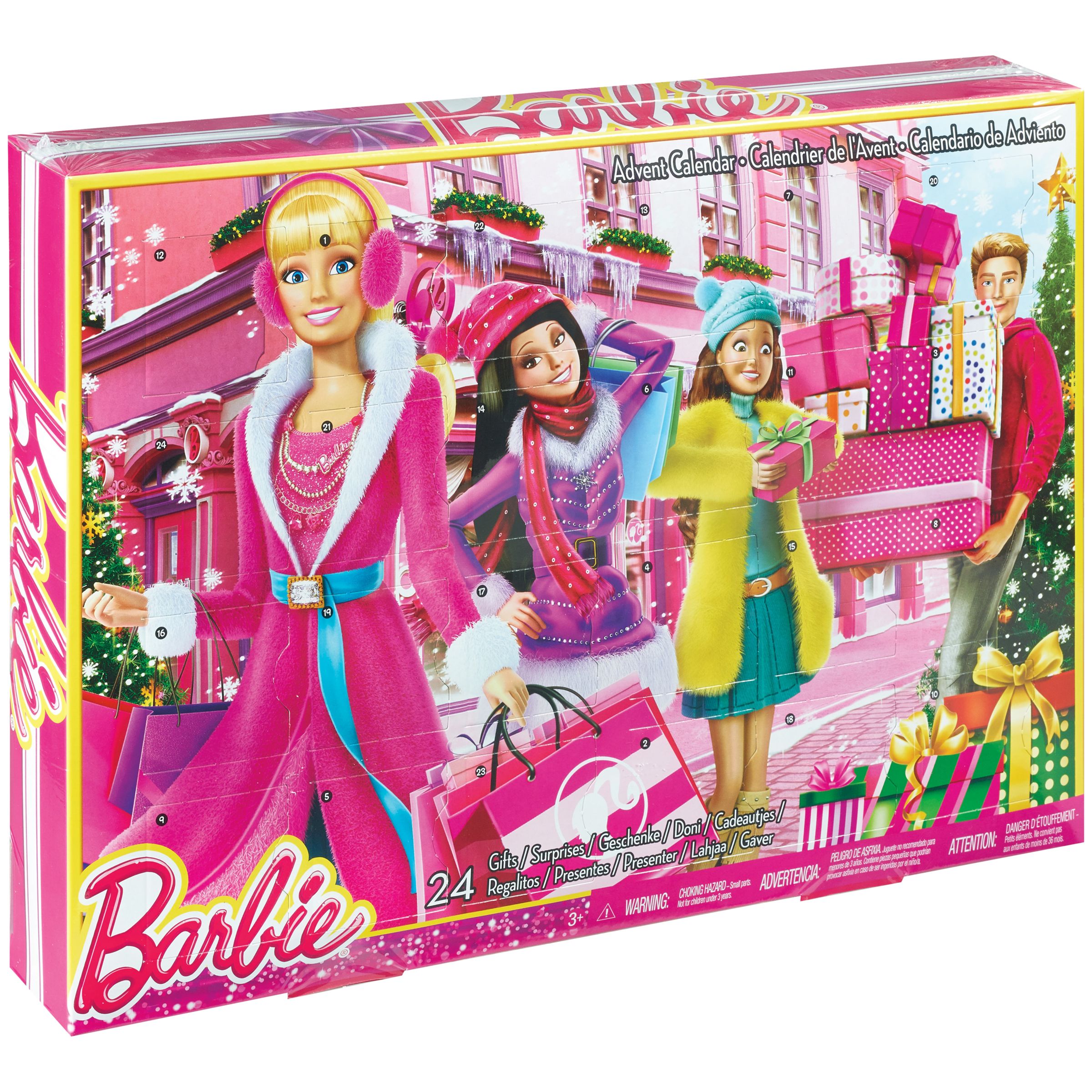 mattel barbie advent calendar