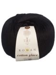 Rowan Cotton Glace Yarn, 50g, Black 727