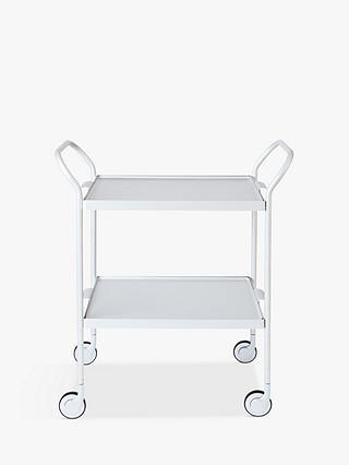 Kaymet Modern Tea Trolley with 2 Trays, 35cm