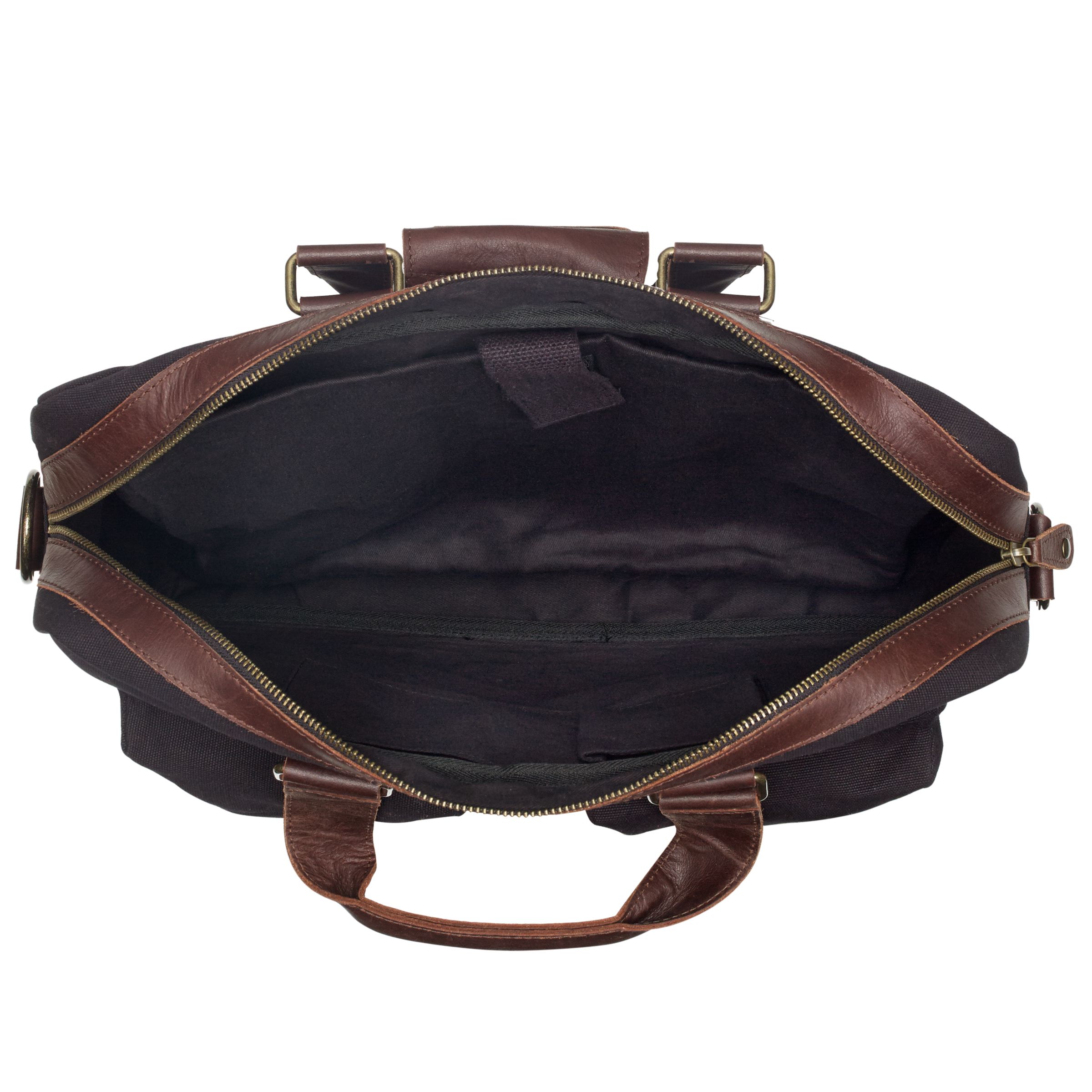 Buy JOHN LEWIS & Co. Waxed Canvas Flight Bag | John Lewis