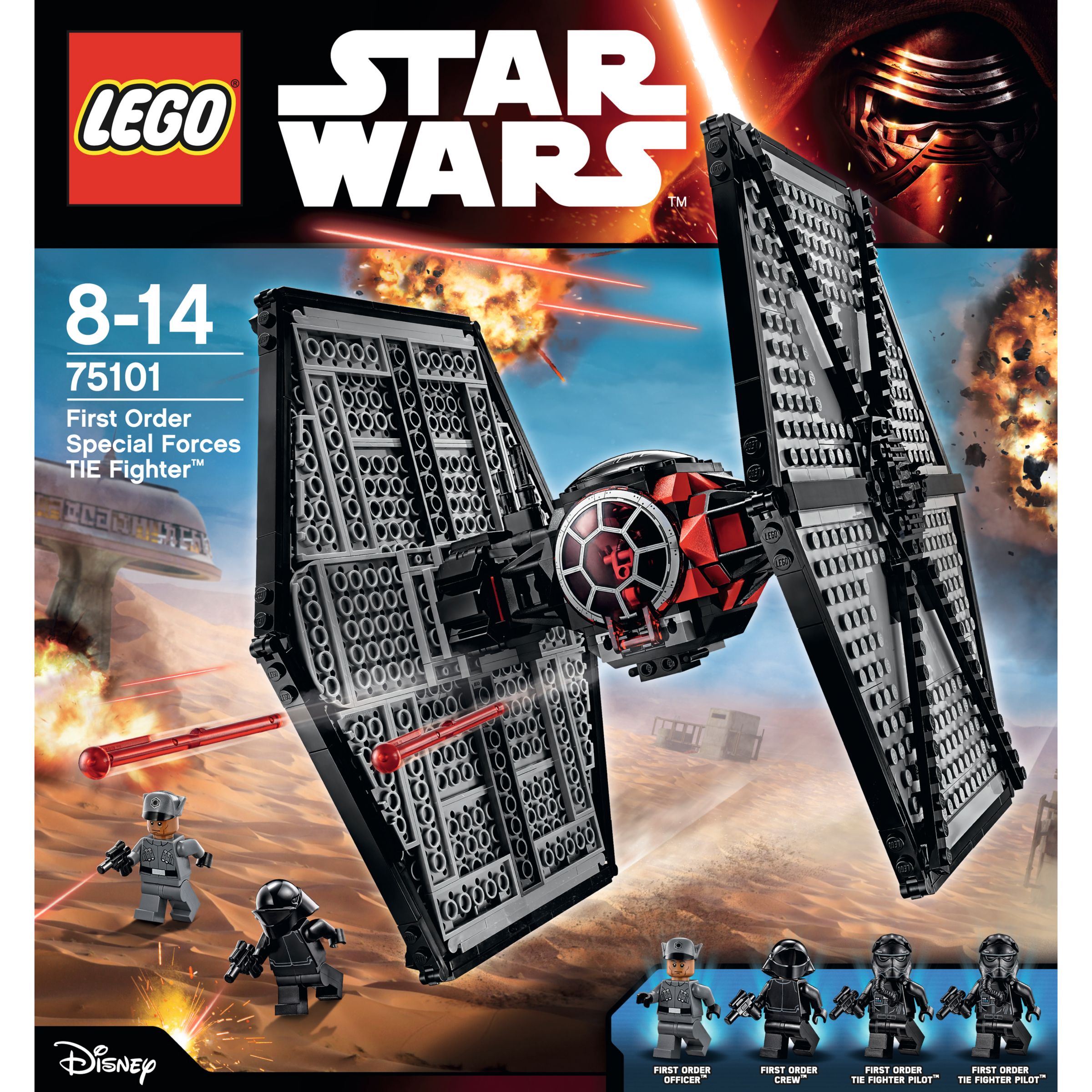 lego star wars first order special forces tie fighter