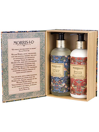 Morris & Co. Strawberry Thief Hand Wash & Lotion Duo