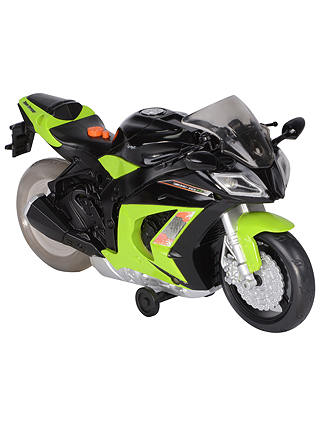 Road Rippers Kawasaki ZX10R Wheelie Bike Toy, Green