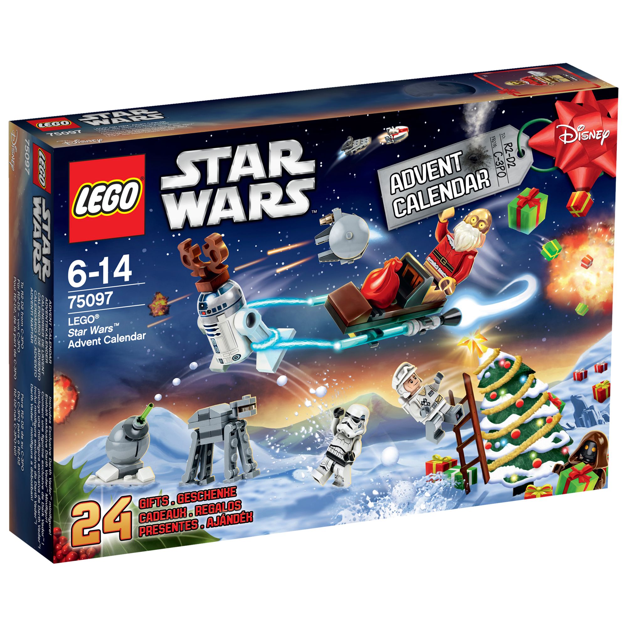 Advent Calendar Star Wars Lego - Customize and Print