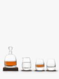 LSA International Whisky Decanter & Glasses Gift Set, Set of 4