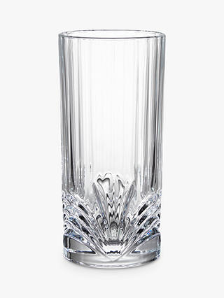 John Lewis & Partners Plume Crystal Glass Highball, 320ml, Clear
