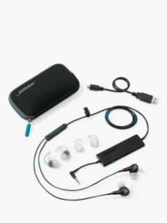 Bose QuietComfort Noise Cancelling QC20 Acoustic In-Ear Headphones for iPad, iPhone and iPod, Black