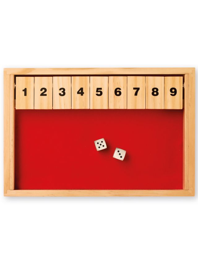 Two-Player Shut the Box Strategy Game for Kids and Adults Aged 5 and up