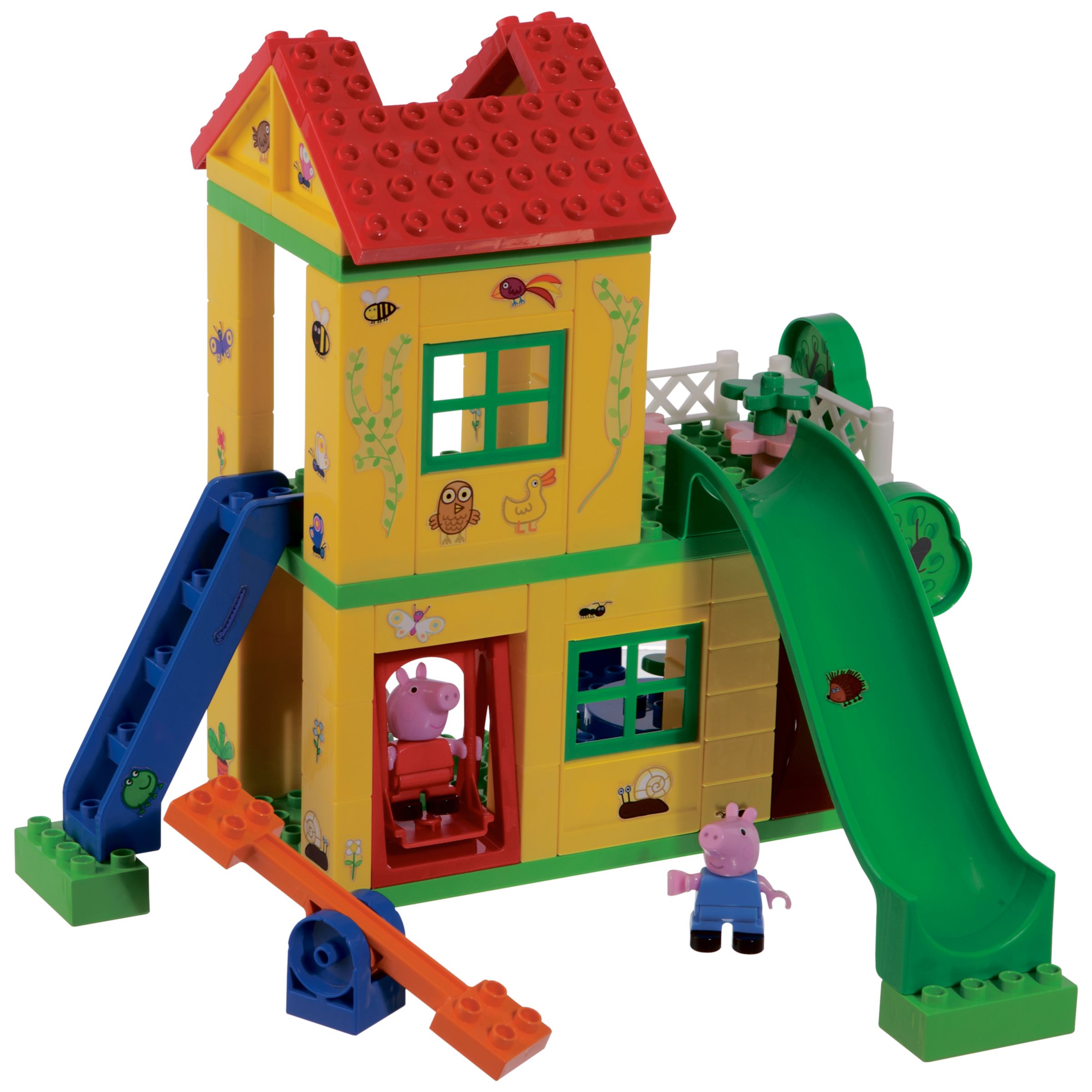 peppa pig toy house building set