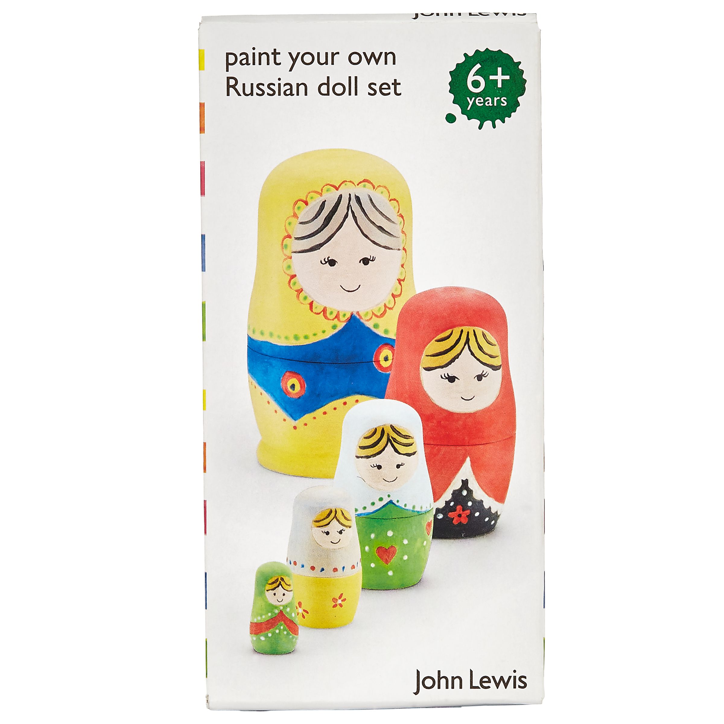 John Lewis Partners Paint A Russian Doll Kit At John Lewis