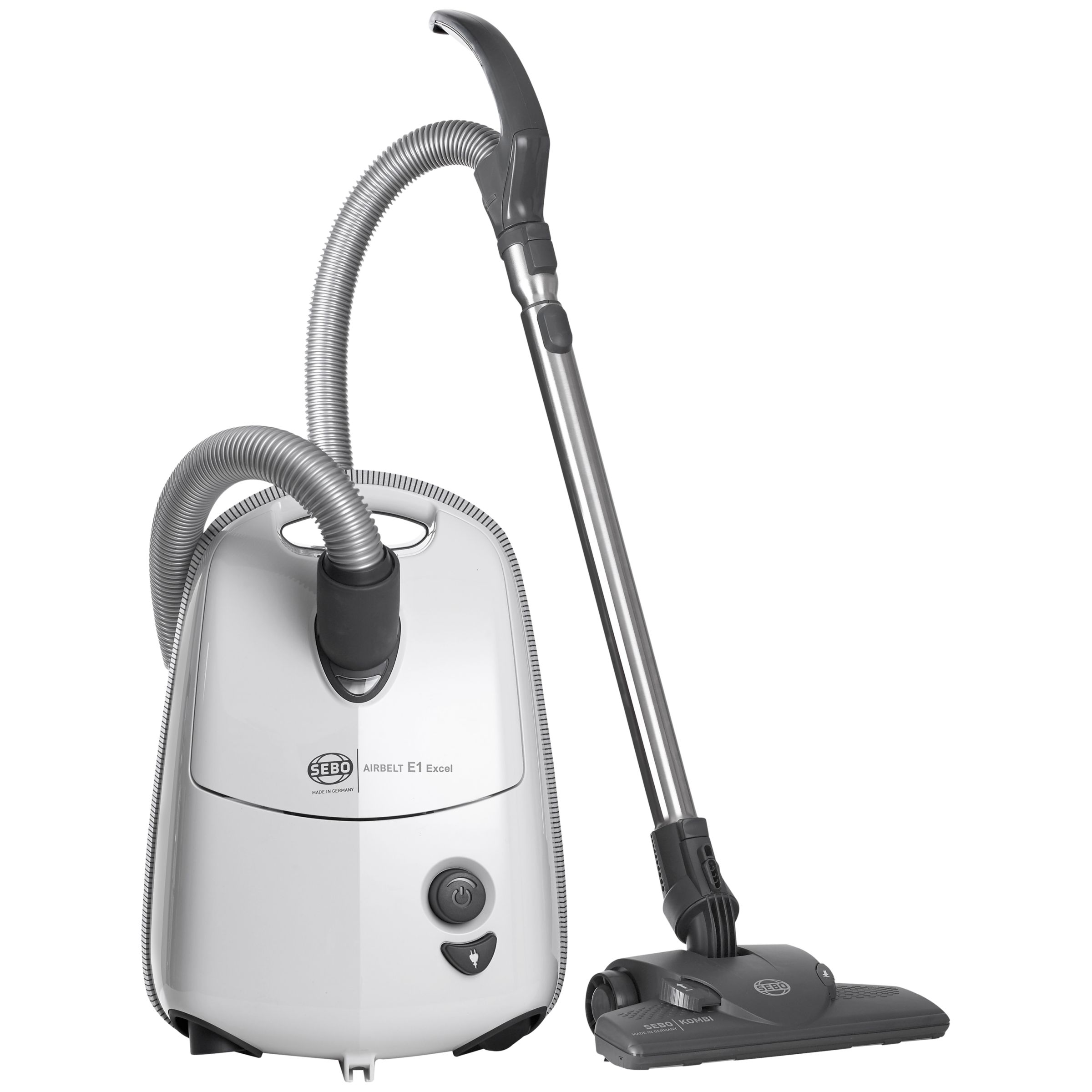 Sebo 91602GB Airbelt E1 Excel Vacuum Cleaner, White Review thumbnail