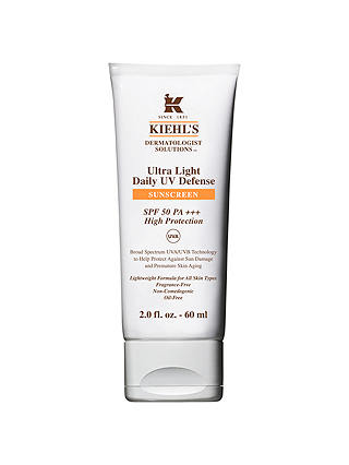 Kiehl's Ultra-Light Daily UV Defense Sunscreen SPF 50 PA+++, 60ml