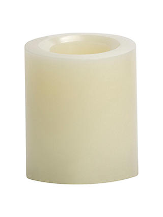 Wax LED Pillar Candle, H10cm