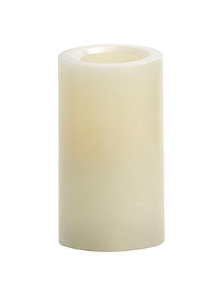Wax LED Pillar Candle, H15cm