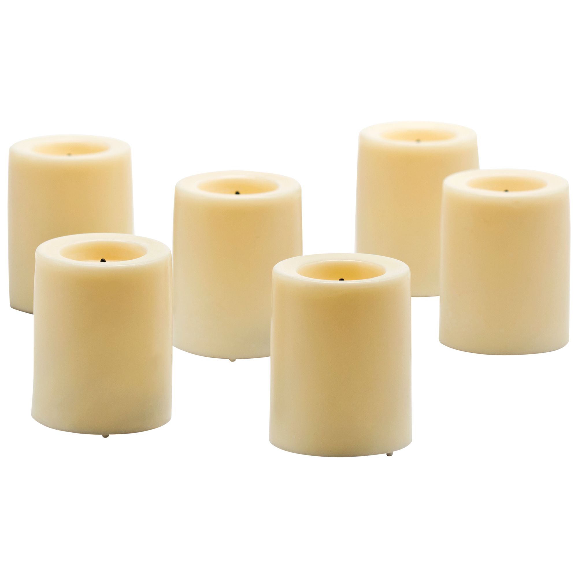 Mirage Wax LED Votive Candles, Pack of 6 at John Lewis & Partners