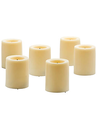 Mirage Wax LED Votive Candles, Pack of 6